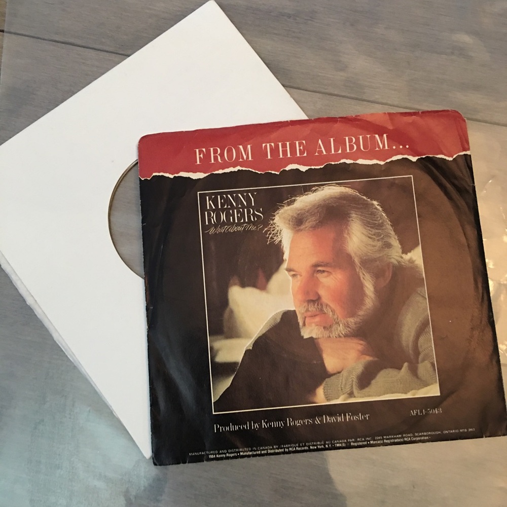KENNY ROGERS 7”- ISLAND IN THE STRAM original 1981 PRESSING Good condition-